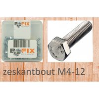 Bofix Zeskantbout M4x12 (50st) - thumbnail