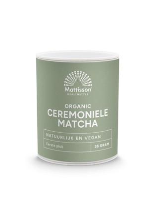 Mattisson organic ceremoni matcha po bio