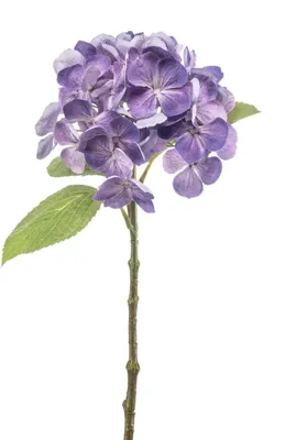 Emerald kunsttak hortensia 47cm paars
