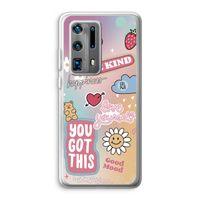 Positivity: Huawei P40 Pro Plus Transparant Hoesje