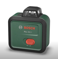 Bosch Groen PLL 360-1G 360-lijnlaser | Geïntegreerde Li-ion Batterij + Opbergetui - 0603663MZ0
