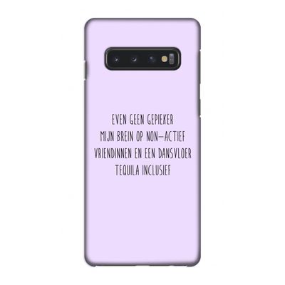 Tequila: Samsung Galaxy S10 4G Volledig Geprint Hoesje