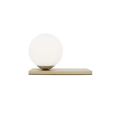 Lyora TafellampJuliet goud met wit glas - 9012922