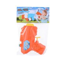 1x Waterpistool/waterpistolen 12 cm oranje   - - thumbnail