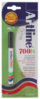 Viltstift artline 700 rond 0.7mm blister zwart