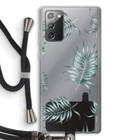 Simple leaves: Samsung Galaxy Note 20 / Note 20 5G Transparant Hoesje met koord