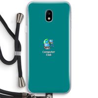 Win98: Samsung Galaxy J3 (2017) Transparant Hoesje met koord