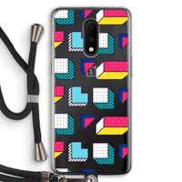 8-bit N°7: OnePlus 7 Transparant Hoesje met koord