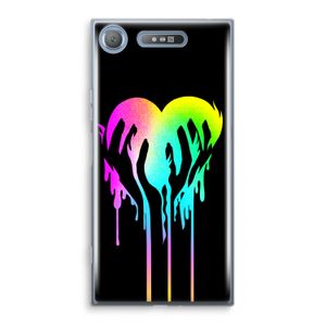 Hold My Heart: Sony Xperia XZ1 Transparant Hoesje