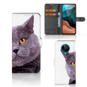 Xiaomi Poco F2 Pro Telefoonhoesje met Pasjes Kat