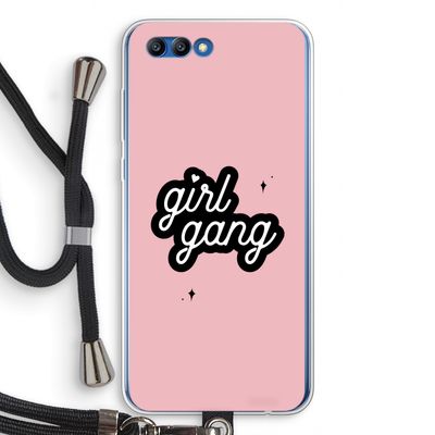 Girl Gang: Honor 10 Transparant Hoesje met koord