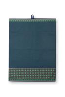 Pip Studio Set/2 Theedoeken Berry Blues Blauw
