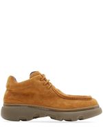 Burberry chaussures Creepers à lacets - Marron