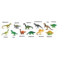 Plastic dinosaurussen 12 stuks   - - thumbnail