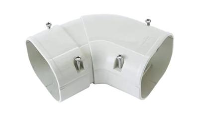 Inaba Denko SKS-77-W verstelbare vlakke bocht 45-90 °C Wit
