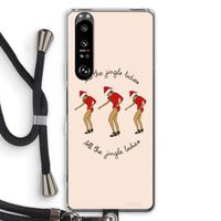 Jingle Ladies: Sony Xperia 1 III Transparant Hoesje met koord
