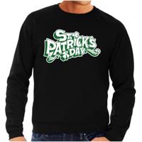 St. Patricksday sweater - zwart - voor heren - St Patrick's day kleding