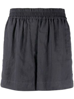 Brunello Cucinelli short ample à ornements - Gris