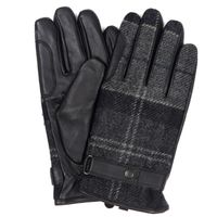 Newbrough black/grey Tartan handschoen heren - thumbnail