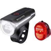 Sigma AURA 60 / Nugget Set Koplamp LED werkt op een accu Zwart