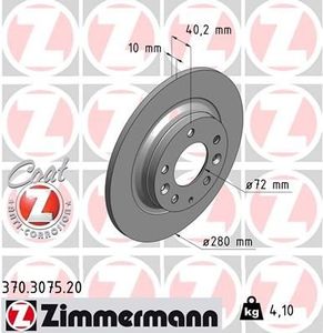 Remschijf Coat Z 370307520