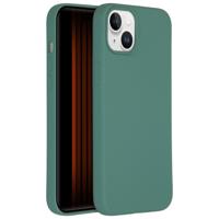 Accezz Liquid Silicone Backcover iPhone 15 Plus Telefoonhoesje Groen Accezz Liquid Silicone Backcover iPhone 15 Plus Telefoonhoesje Groen