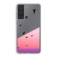 Fly away: Samsung Galaxy S21 FE Transparant Hoesje