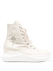 Rick Owens DRKSHDW baskets Adfu Abstract à lacets - Blanc