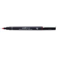 Fineliner Uni-ball Pin 0.3mm rood | 12 stuks
