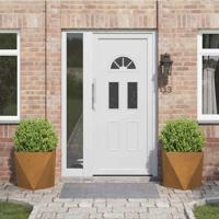 Plantenbak 2 pcs Roestig 50 x 50 x 50 cm Cortenstaal