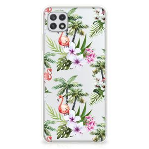 Samsung Galaxy A22 5G TPU Hoesje Flamingo Palms