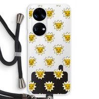 Leeuwenkoppen: Huawei P50 Transparant Hoesje met koord