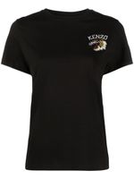 Kenzo t-shirt à broderies Tiger - Noir