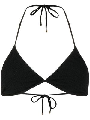 Nanushka haut de bikini à bonnets triangles - Noir