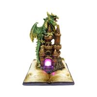 Dark Legends LED Betoverd Sprookjeskasteel Aarde Draak