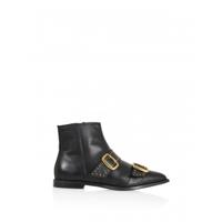 DWRS - Zwart | Dames | Laarsje | Zwart | 39 | regular | Kamst mode