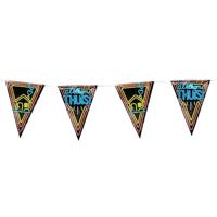 Paperdreams neon party vlag welkom thuis