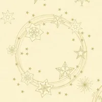 Duni dunilin servet star shine 40x40cm crème 12 stuks Duni dunilin servet star shine 40x40cm crème 12 stuks