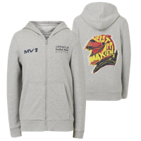 Max Verstappen Truien - 140-146 - Red Bull Racing Hoodie Grijs Max Helmet - Kids