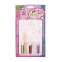 Vaessen Creative • transfer + 3x glitter planten-bloemen