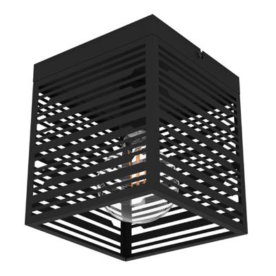 Eglo PlafondlampPiedritas zwart - 1x E27 - 900355