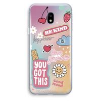 Positivity: Samsung Galaxy J3 (2017) Transparant Hoesje Positivity: Samsung Galaxy J3 (2017) Transparant Hoesje