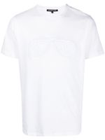 Michael Kors t-shirt en coton à logo brodé - Blanc