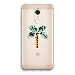 Palmboom: Xiaomi Redmi 5 Transparant Hoesje