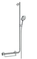 Hansgrohe Raindance Select S doucheset met glijstang 110cm en opbergmand rechts chroom