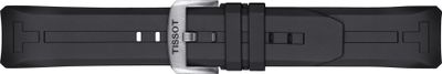Horlogeband Tissot T603045478 / XL Rubber Zwart