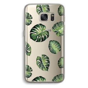 Tropische bladeren: Samsung Galaxy S7 Transparant Hoesje