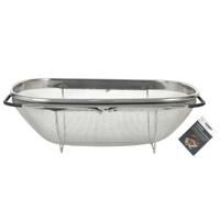 Cook Concept Keuken vergiet Extendable - 34 x 25 x 11 cm - vergiet voor voedsel - Metaal