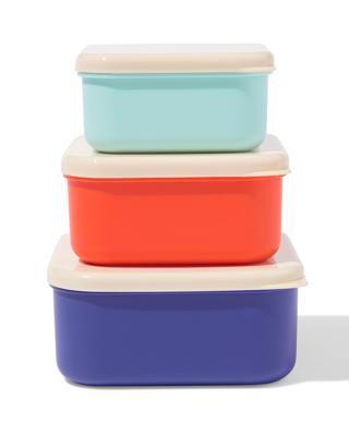 HEMA Snackboxjes Blauw 3-delig