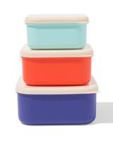HEMA Snackboxjes Blauw 3-delig